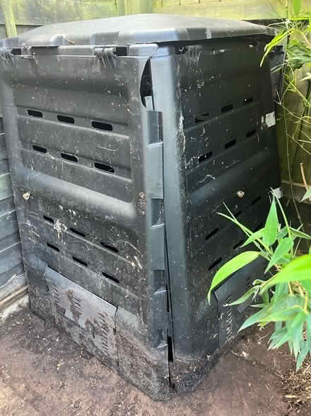 Photo of free Used black plastic compost bin (Alton, Hants) #3