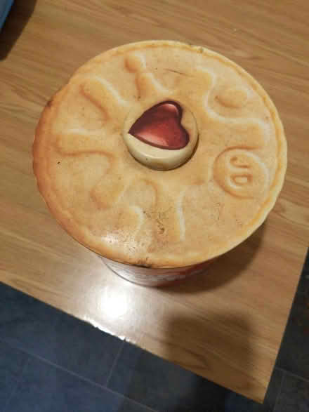 Photo of free Jammie dodger biscuit tin (HD4 Armitage bridge) #2