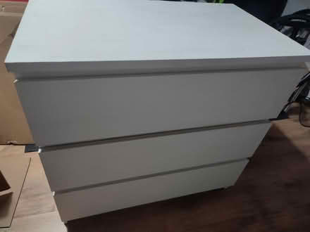 Photo of free IKEA Malm drawers painted white (L25) #2