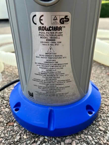 Photo of free Paddling pool filter for a 12 foot pool - unused (Haldens AL6) #3