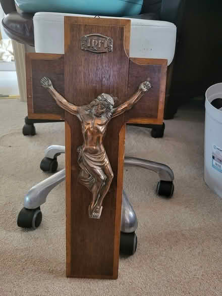 Photo of free Wood and copper crosd (BN11) #1