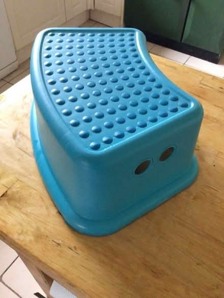 Photo of free Blue Plastic Stool (IKEA) (Weston Rhyn SY10) #1
