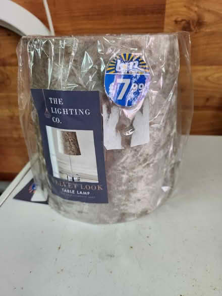 Photo of free Velvet look table lamp Shade (FY4) #1