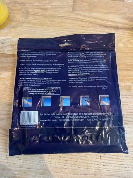 Photo of free Draught seal insulating window film (EX1) #2