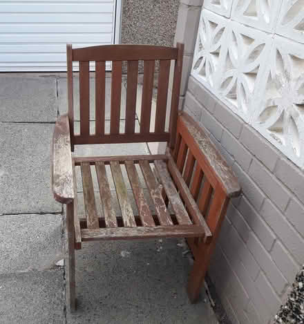 Photo of free Wooden garden seat (Musselburgh EH21) #1