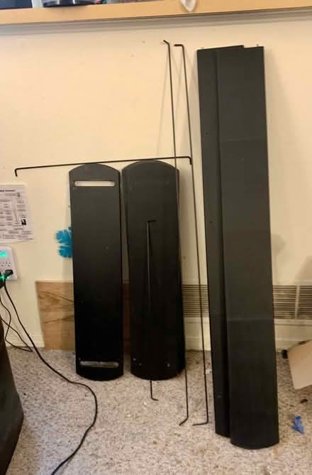 Photo of free 24 x 45 x 6“ black shelves (Mississippi/Garrison, LKWD) #1