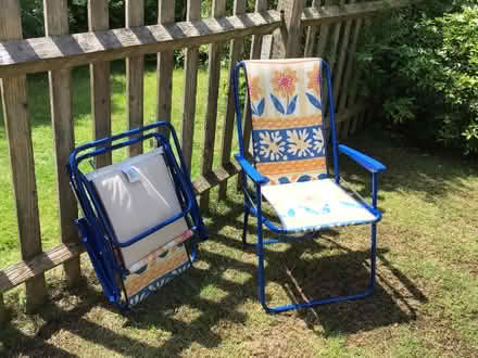 Photo of free Folding Garden Chairs (Surrenden BN1) #1