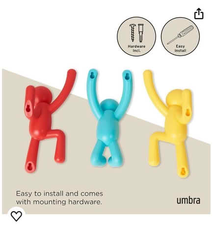 Photo of free Set of two novelty wall hooks (Central Lewes) #2