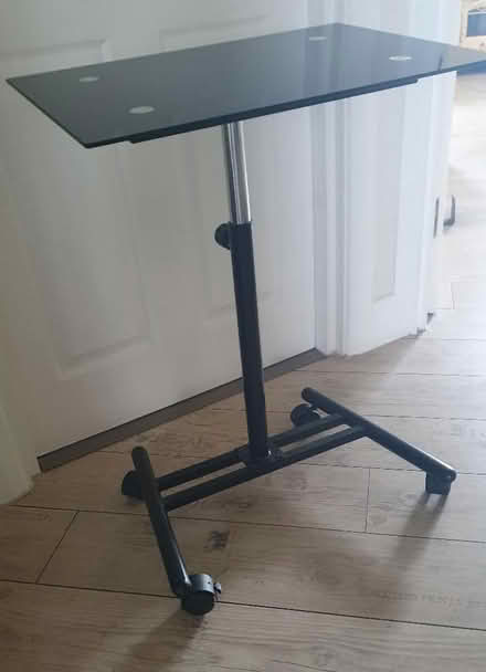 Photo of free Black & Chrome Laptop Desk/ Table (Crofton Park, Brockley) #1