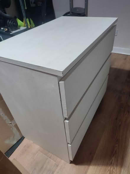 Photo of free IKEA Malm drawers painted white (L25) #1