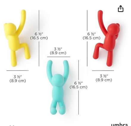 Photo of free Set of two novelty wall hooks (Central Lewes) #3