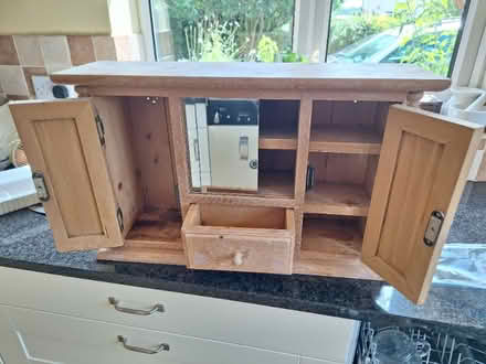 Photo of free Solid pine bathroom cabinet (Weston-on-Trent DE72) #2