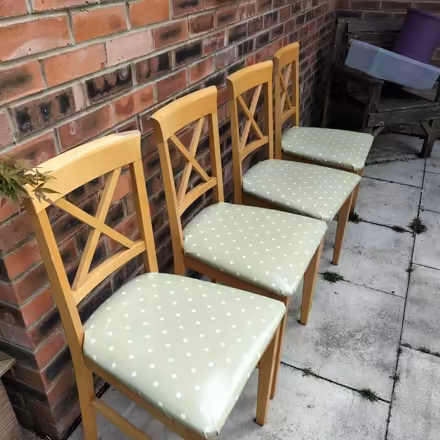 Photo of free 4 dining chairs (South Gosforth NE3) #1