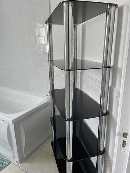 Photo of free Glass Bookcase and TV Rack (Blackrock) #2