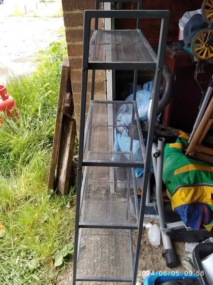 Photo of free Metal rack, slightly sloped (staines) #2