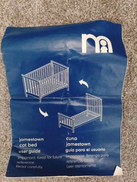 Photo of free Mothercare Cotbed (South Croydon - CR2) #2