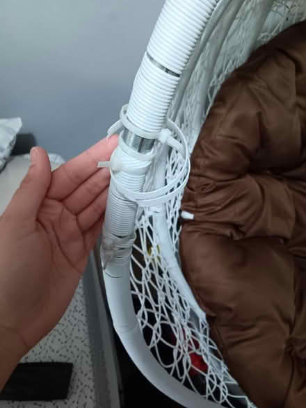 Photo of free White egg chair (Birmingham) #3