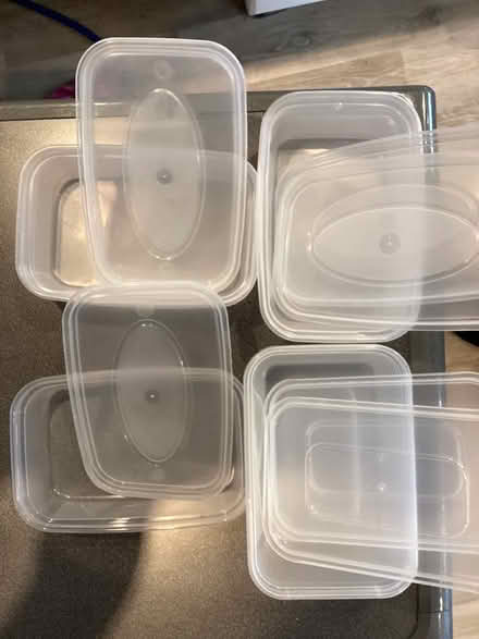 Photo of free Plastic food containers (Castle Donington DE74) #1
