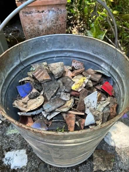 Photo of free Bucket of ceramic shards (Orinda) #2