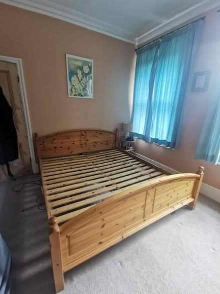 Photo of free Super king bed frame (disassembled) (SE19) #2