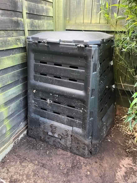 Photo of free Used black plastic compost bin (Alton, Hants) #1