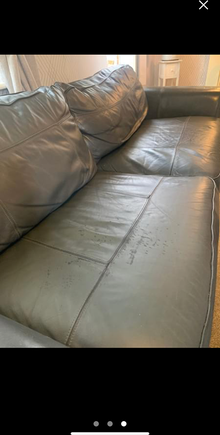 Photo of free Navy leather suite dfs (Coventry CV6) #1
