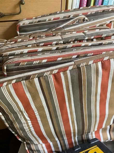 Photo of free 8 Garden Chair Cushions (Enfield EN1) #1