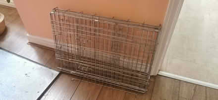 Photo of free 30 Inch Medium Dog Cage in Silver (M33) #2