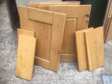 Photo of free Oak doors + drawer fronts (Cobham, KT11) #1