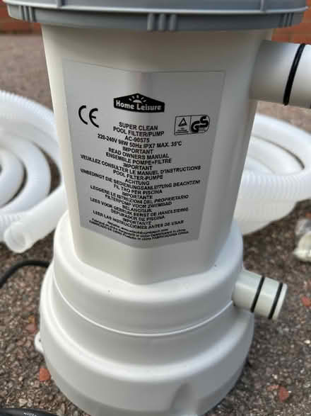 Photo of free Paddling pool filter for 15 foot pool unused (Haldens AL6) #3