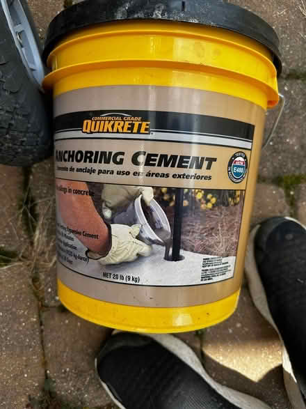 Photo of free 2 pails of anchoring cement (Courts of Four Seasons) #1