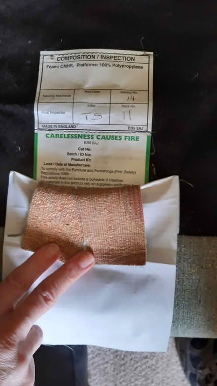 Photo of free Sofa (SK22 Hayfield) #2