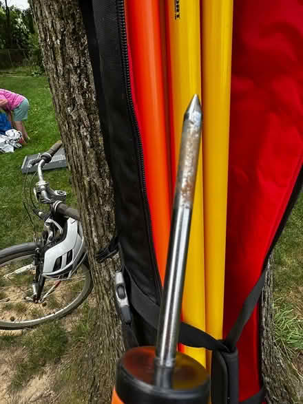 Photo of free Human (not dog) agility poles (Courts of Four Seasons) #3