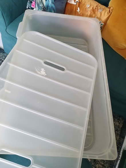Photo of free Large plastic storage box with lid (Aldershot GU12) #3