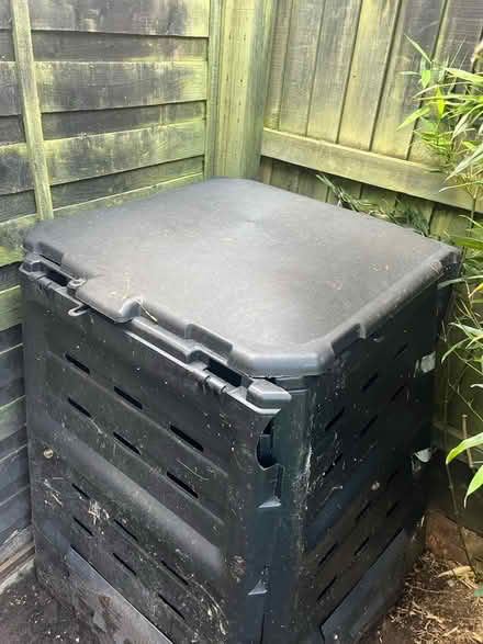 Photo of free Used black plastic compost bin (Alton, Hants) #2