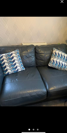 Photo of free Navy leather suite dfs (Coventry CV6) #3