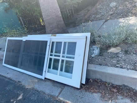 Photo of free wooden multi-paned sliding door (West Hills) #1