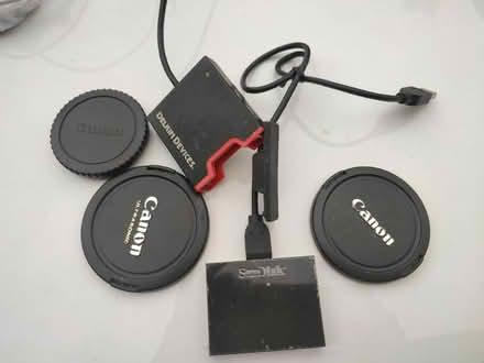 Photo of free USB readers and canon lens caps (WD23 Bushey) #1