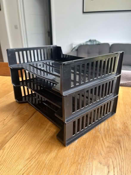 Photo of free Black desk trays (Fulbourn) #1