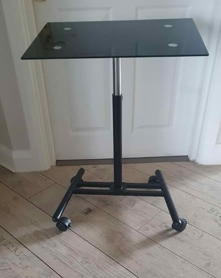 Photo of free Black & Chrome Laptop Desk/ Table (Crofton Park, Brockley) #2