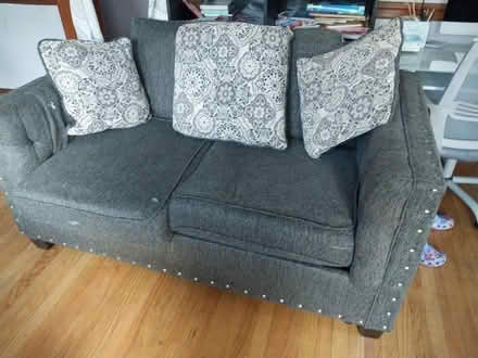 Photo of free Grey couch (Arlington/West Medford line) #1