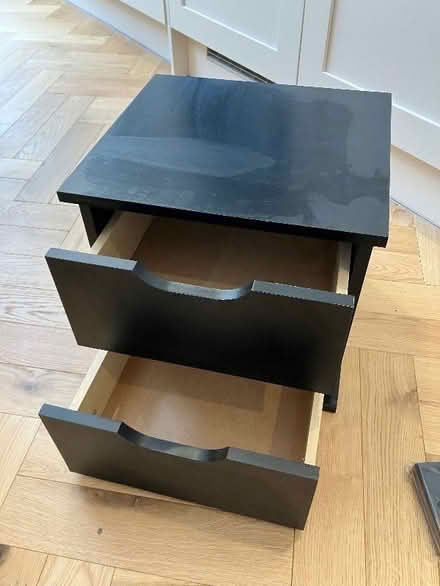 Photo of free Black set of two drawers (North Hinksey OX2) #2