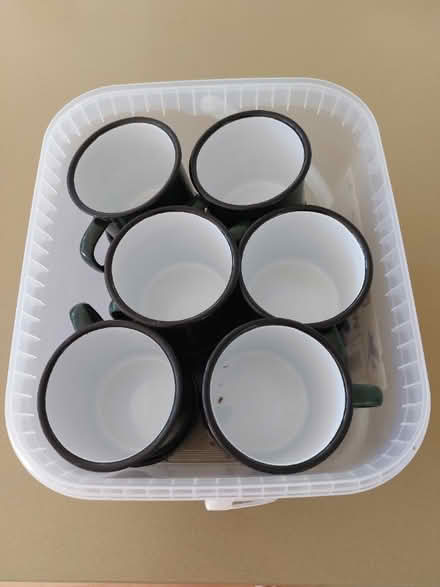 Photo of free Metal mugs x 12 (Sheet GU32) #2
