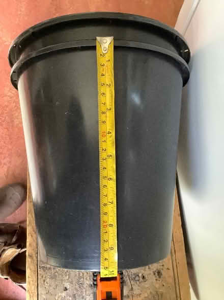 Photo of free Black plastic pots/bins 10” high (East Law DH8) #1