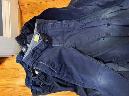 Photo of free 11 pairs of blue pants - 5 to 8T (16th St. Heights) #1