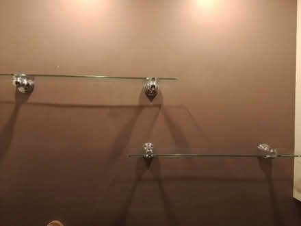 Photo of free Two Glass shelves (Ossett WF5) #1