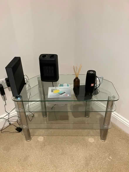 Photo of free Glass tv stand (SL4) #1