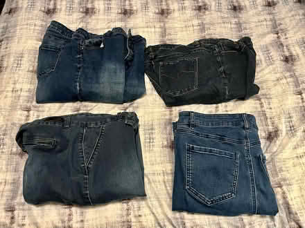 Photo of free 4 pairs of old jeans (for fabric) (Vaughan) #1