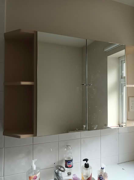 Photo of free Large mirrored bathroom cabinet (Pyrford GU22) #1