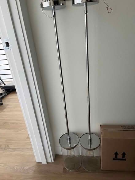 Photo of free Pair of modern drop pendant lights (Lake city) #1